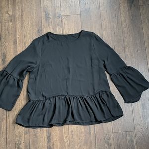 Sheer Peplum With Top